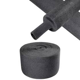 Sonore 768362776215 Black 2 1 Ratio Automotive Heat Shrink Braided Sleeving Wear-resistant Flat