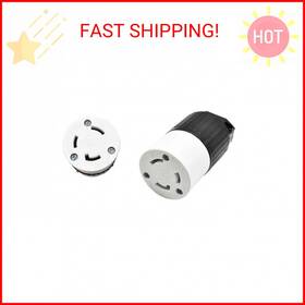 Yga024f Superior Electric Twist Lock Electrical Receptacle 3 Wire 30 Amps 125v