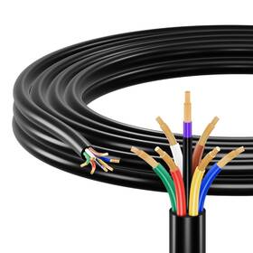 Suzco S-25ft14ga7way-bp-c-nj 25ft 7 Way Trailer Wire 14 Gauge Oxygen-free Copper -30 C To 80 Hea