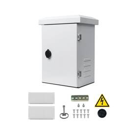 Swpec-315-0 Swpec Metal Outdoor Enclosure With Rain Hood Waterproof Box For Electronics Wifi/ne