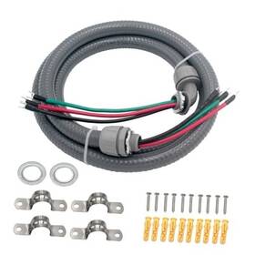 Taurox Rys0001 1/2inch 3 Conductor 10 Gauge Electrical Wires Liquid Tight Conduit 4ft
