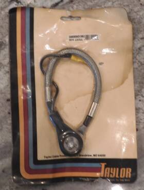 Taylor 088197202124 Battery Cable 20212 / 12 Inch Side Post Ss Stainless Braided Car Truck Boat