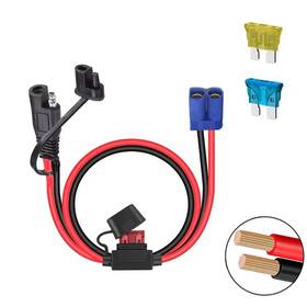 Eyj-01 Tengsance 10awg Sae To Ec5 Connector Extension Cable With 15a 2 Feet