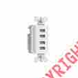 Tm8usb4wcc6 Legrand Ps Quad Usb Charger Recp Wht 785007028737