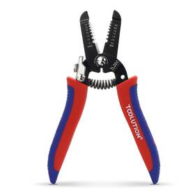 Toolution To-009 Small Wire Strippers And Cutters For 10-22 Awg Handheld Electrical Stri