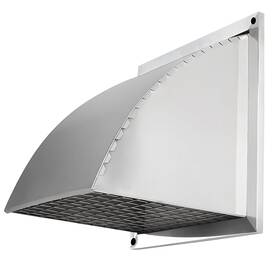 Toyosport 7661089 Stainless Steel 4 In / 10.16 Cm Round Exhaust Vent Cover Outdoor Dryer