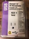 Tr7740w-k-l Tr7740w-k Cooper Wiring Receptacle With Usb Chargers White 032664729294