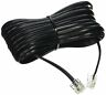 Trisonicblack25feetcable Trisonic Ft Foot Black Phone Telephone Extension Cord Cable Line