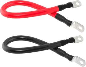 Tueletfu 726084921658 2 Awg Battery Cable 2awg Power Inverter Cables With 5/16 In Lugs Termina