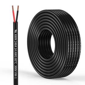 2464-14-10 Tzmoik 14 Gauge 2 Conductor Electrical Wire 14awg Stranded Pvc Cord