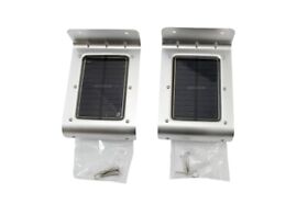 Unilution 86332-2pack Eco Gecko Weatherproof 16 Bright Led Wireless Solar Powered