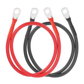 Uxcell 614462254316 2 Pcs 8awg Battery Cable 3ft With 5/16 Inch Us Standard O-ring Red Black