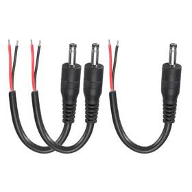 Uxcell 679209955604 3pcs Dc Power Pigtails Cable Male 3.5mm X 1.35mm 10cm