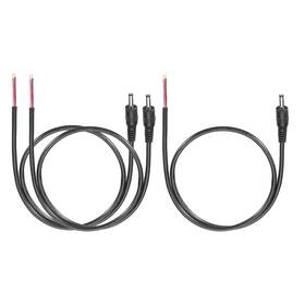 Uxcell 679209955666 3pcs Dc Power Pigtails Cable Male 3.5mm X 1.35mm 50cm