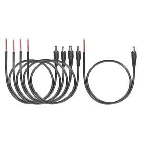 Uxcell 679209955673 5pcs Dc Power Pigtails Cable Male 3.5mm X 1.35mm 50cm