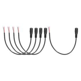 Uxcell 783243747504 5pcs Dc Power Pigtails Cable 3.5x1.35mm Female Barrel Plug Connector 25cm
