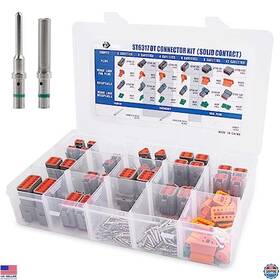 St6317 Visit The Jrready Store 238pcs Dt Connector Waterproofing Kit 2-12 Pin Deutsch Connectors