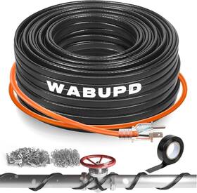 Amz-b0c72rqw49 Wabupd 80ft Heat Tape For Water Pipes -40 F Deicing Cable Pipe Cables Roof