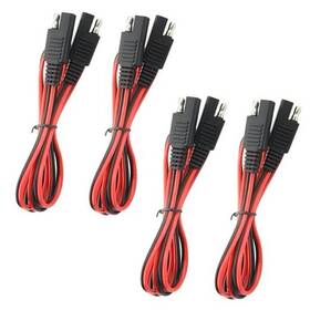 755082679 Wgcd 4 Pcs Sae To Extension Cable Quick Disconnect Wire Harness Connector 3