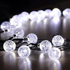 White Innoo Tech Solar Globe String Lights 30 Led Crystal Ball Patio For 822710000022