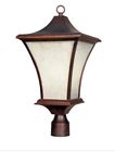 Wi-9049-87 World Imports Exterior Age Copper Patina Finish Post Lamp