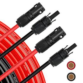 Wit-10mm2-30ft-us Witproton 8awg 10mm 30ft Solar Extension Cables 1500v Tinned Copper Pv Wire With
