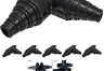 Wl-t-lg-5 Electriduct Universal Wire Loom Connectors Large Fits To Tub