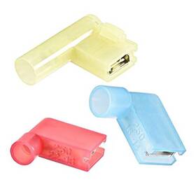 Redgsqxdz01 Xgtech 50pcs Nylon Flag Spade Quick Disconnects Female Wire Connector 22-10 Awg 90