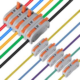 Spl-1-31 Xhf2018 Xhf 31pcs Conductor Compact Connectors Lever Wire Nuts 30 Pcs Orange