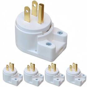5-15p Xinruida 978271620088 5-pack Etl Listed 90 Degree Usa Canada Male Plug Nema 3 Pole Angle Di