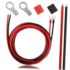 0c16f2fc Yingtuyou Jiaju Solar Battery Cables 10 Gauge Power Inverter With 3/8 Inch Ring Terminals 3m