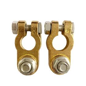 Ynjtjz601go-2ps Yonput Pack-2 Brass Battery Terminal Connectors Quick Release Disconnect Car Batter