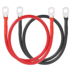 Zaplyte 614462254231 2 Pcs 8awg Battery Cable 2ft With 5/16 Inch Us Standard O-ring Red Black