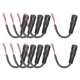 Zaplyte 679209955505 10pcs Dc Power Pigtails Cable Female 3.5mm X 1.35mm 10cm