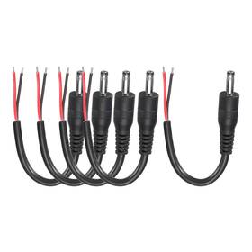 Zaplyte 679209955611 5pcs Dc Power Pigtails Cable Male 3.5mm X 1.35mm 10cm