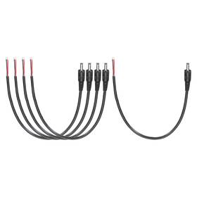Zaplyte 679209955642 5pcs Dc Power Pigtails Cable Male 3.5mm X 1.35mm 25cm
