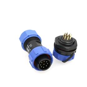 Weipu-sp17 Zblzgp Sp17 9 Pin Industrial Solar Electrical Connector Weipu Power 5a Ip68 Waterpro