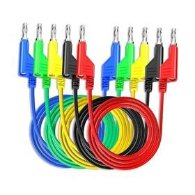 Zhenyu Z4006 5pcs Banana To Plug Test Lead Set 4mm Stackable Male