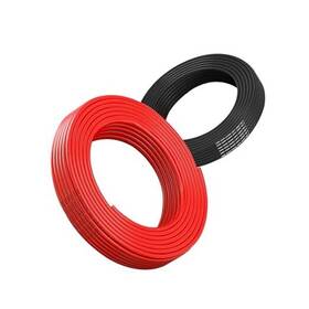 Zhongwang 22#-r B-25ft 22 Gauge Flexible Electrical Wire Black And Red Extension Cable 25ft 22awg