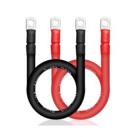 Zonbang 614158511020 4 Awg Battery Cable With 5/16 Inch Terminals Copper Inverter Cables