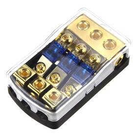 Zookoto-copper-3way-60a Zookoto 3 Way Copper Distribution Block 60a 0ga 4/6/8/10 Ga To 4 6/8/10