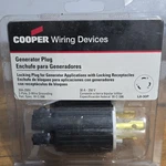 Cooper Wiring Devices Generator Plug L6-30P 30A 250V Locking 3-WIRE Grounding. Fixed Price $10.99.