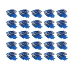 Solar Panel Rail T-slot Channel Nuts W/ Nylon Isolators 30PC Pv Mounting Strut. Fixed Price $19.95.