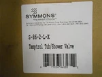 Symmons S-86-2-L-X Temptrol Tub/shower Valve. Fixed Price $167.82.