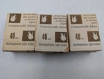 Vintage 40 Watt Frosted Light Commonwealth Edison - 3 Packs (6 Bulbs). Fixed Price $14.99.
