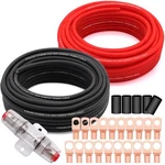 Gauge Wire Copper Clad Aluminum Cca (50FT Each For Black/red) With Lugs.... Fixed Price $43.29.