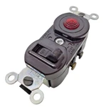 Electrical Switch Leviton 5226 Brown W/ Neon Pilot Light New Old Stock. Fixed Price $18.50.