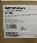 Lot T&b E9802E -weatherproof Field Svc End Outlet Box, 2-GANG, 3/4-IN. Fixed Price $13.99.