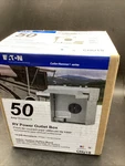 Eaton 50 Amp Rv Power Outlet Box - CHU1S. Fixed Price $41.00.