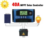 40A Mppt Solar Panel Regulator Charge Controller 12V/24V Auto Focus Tracking B9. Fixed Price $24.52.